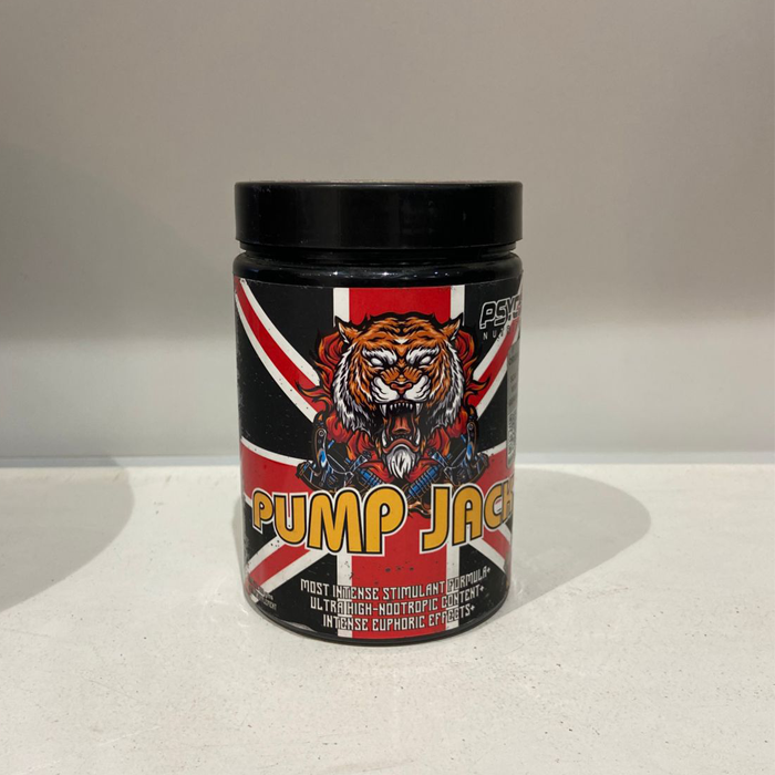 Psycho Nutrition Pump Jack Pre-Workout | Hardcore Stimulant Formula | 4500mg Matrix | Ultra Nootropic Blend