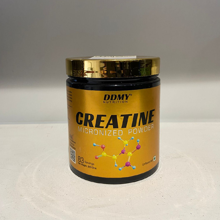 DDMY Nutrition Creatine Micronized Powder – 250g (83 Servings)
